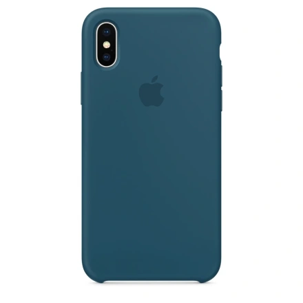 Чохол Apple iPhone X Silicone Case - Cosmos Blue 9 (MR6G2)