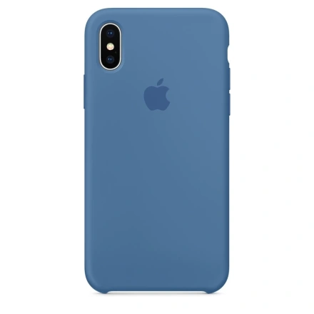 Чохол Apple iPhone X Silicone Case - Denim Blue (MRG22)
