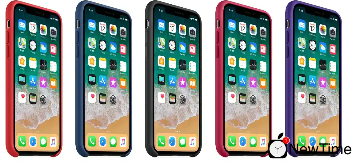 Чехол Apple iPhone X Silicone Case - Lemonade (MRG32)