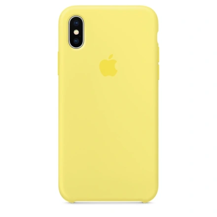 Чохол Apple iPhone X Silicone Case - Lemonade (MRG32)