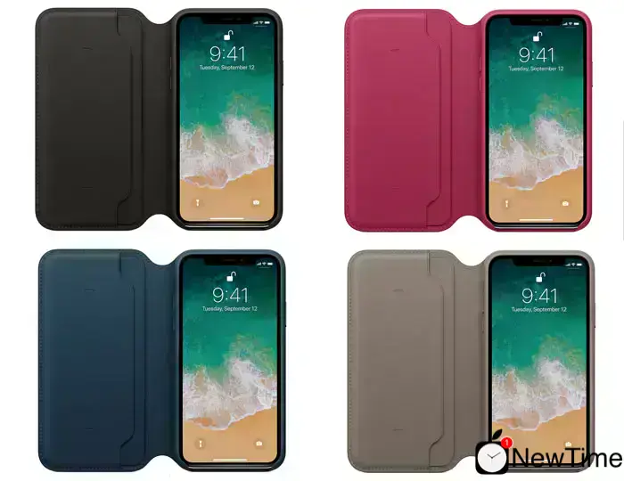 Чехол Apple iPhone XS Leather Folio - Forest Green (MRWY2)