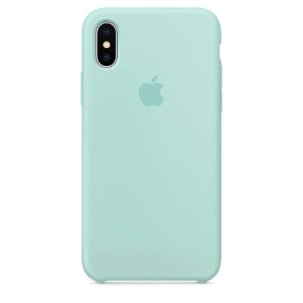 Чохол Apple iPhone X Silicone Case - Marine Green (MRRE2)
