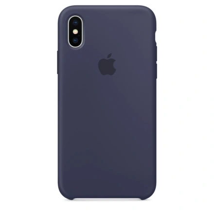 Чохол Apple iPhone X Silicone Case - Midnight Blue (MQT32)