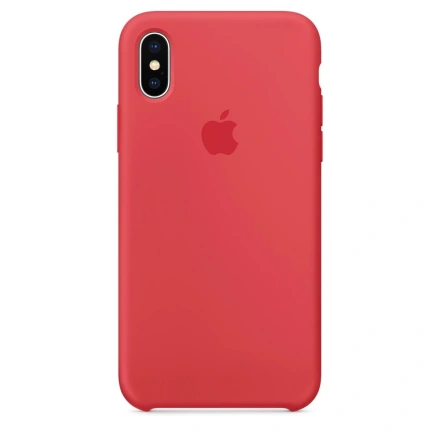Чохол Apple iPhone X Silicone Case - Red Raspberry (MRG12)