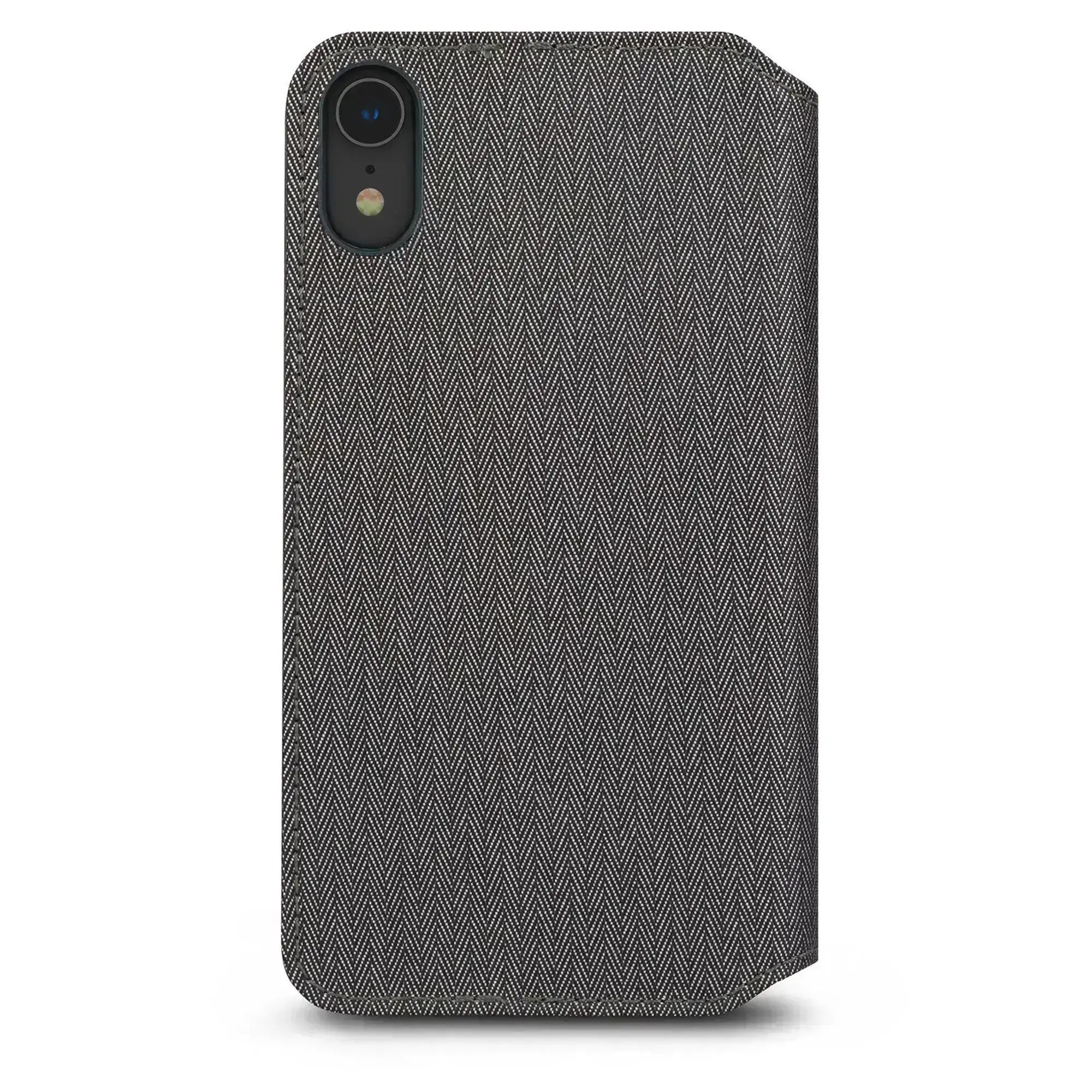 Чехол Moshi Overture Premium Wallet Case Herringbone Gray for iPhone XR (99MO091051)