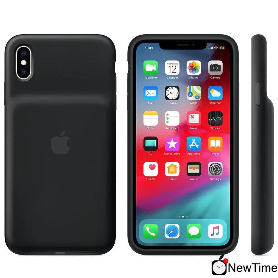 Чохол Apple iPhone XS Max Smart Battery Case - Black (MRXQ2) 