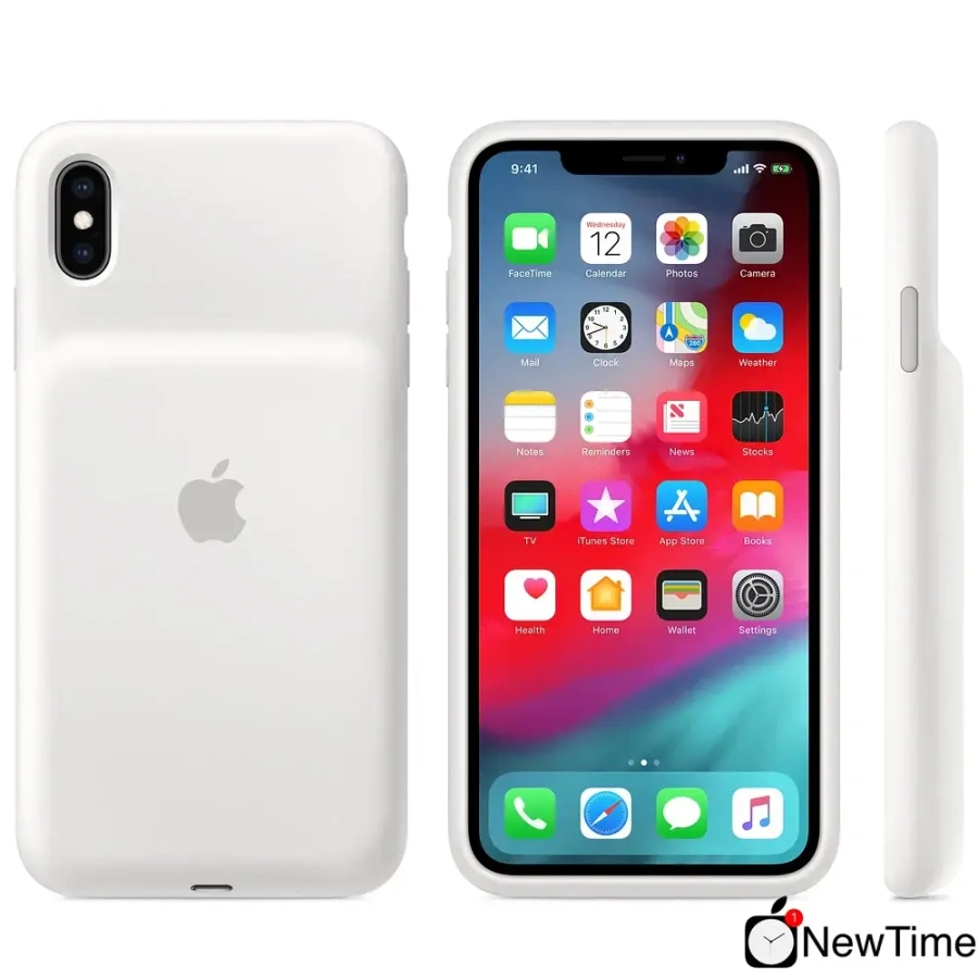 Чохол Apple iPhone XS Max Smart Battery Case - White (MRXR2) 