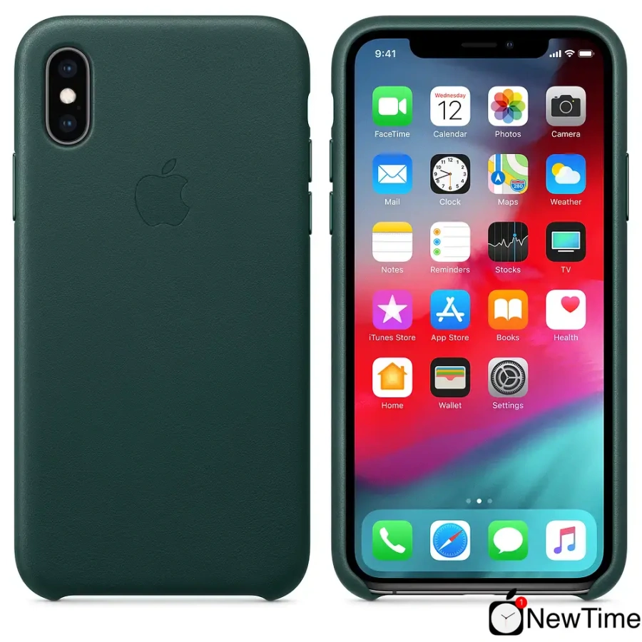 Чохол Apple iPhone XS Leather Case - Forest Green (MTER2)