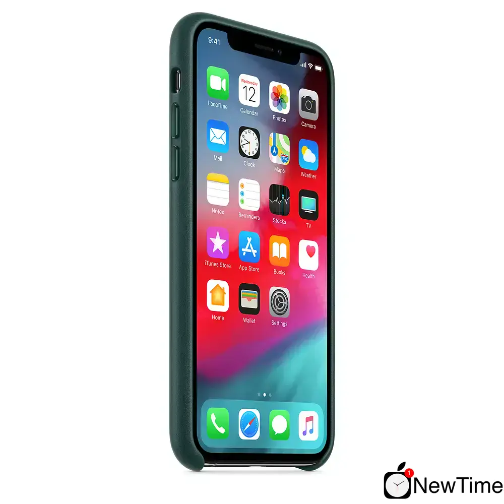 Чохол Apple iPhone XS Leather Case - Forest Green (MTER2)