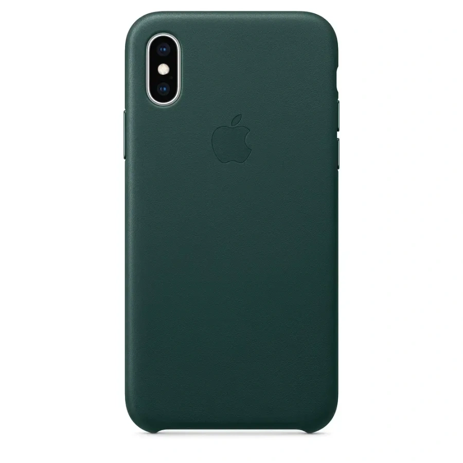 Чохол Apple iPhone XS Leather Case - Forest Green (MTER2)