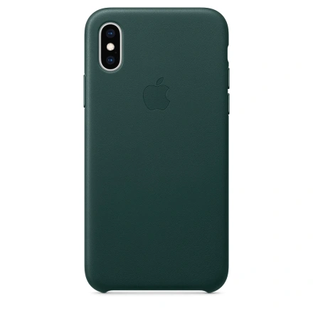 Apple iPhone XS Leather Case - Forest Green (MTER2)