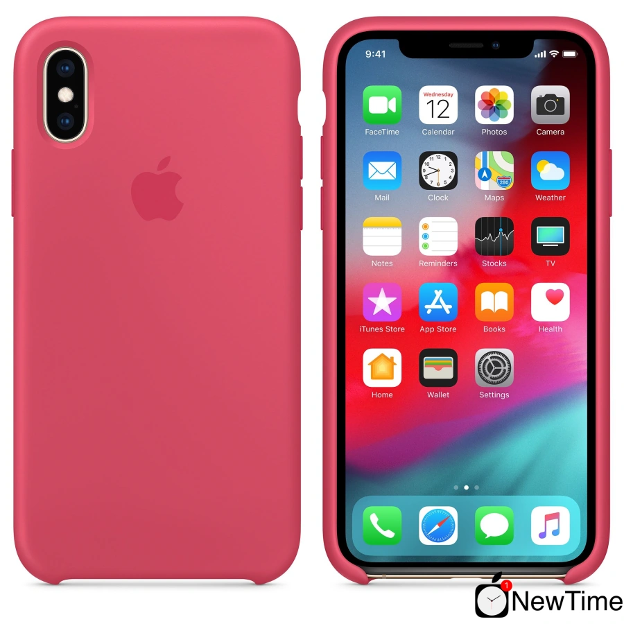 Чохол Apple iPhone XS Silicone Case - Hibiscus (MUJT2)