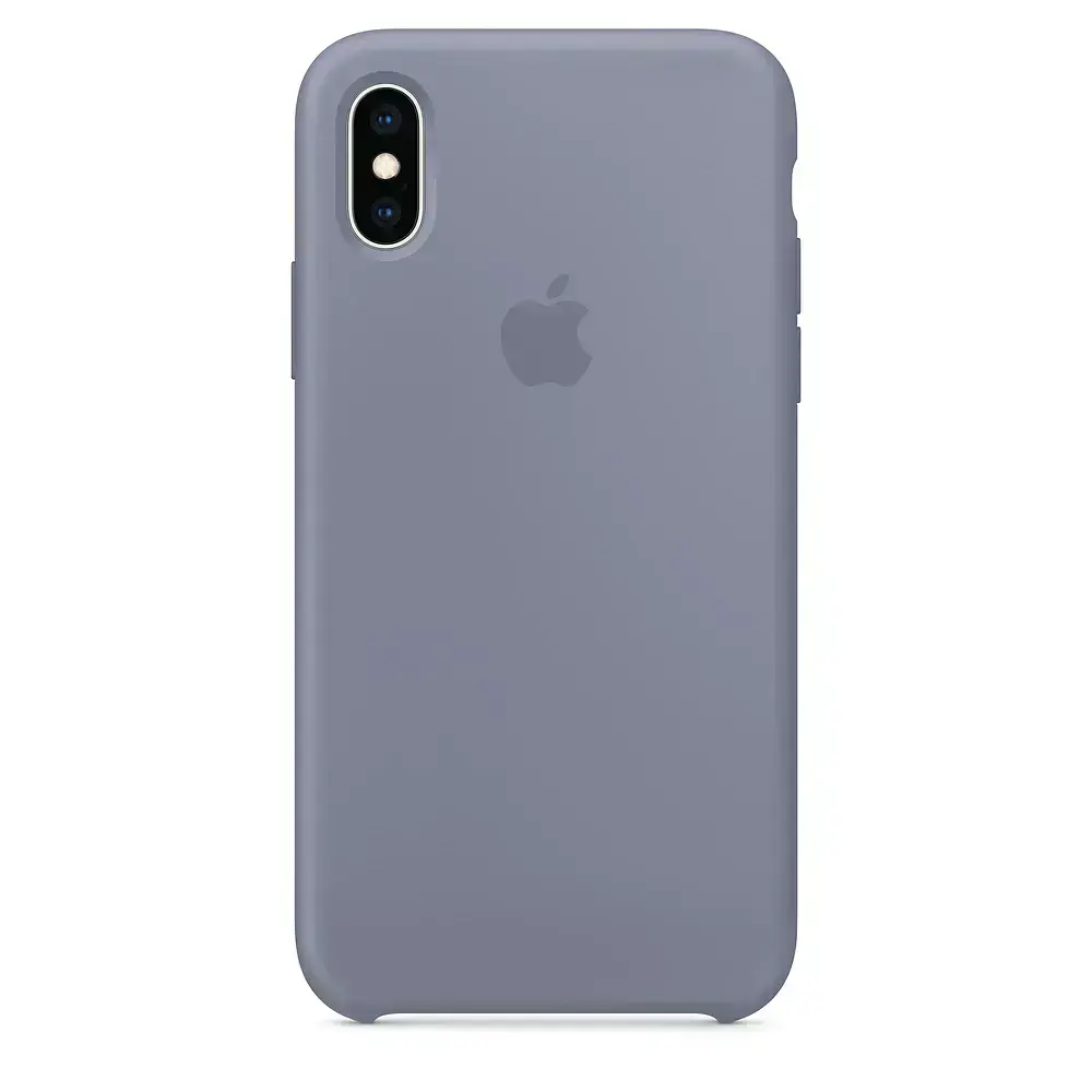 Чехол Apple iPhone X/XS Silicone Case LUX COPY - Lavender Gray (MTFC2)