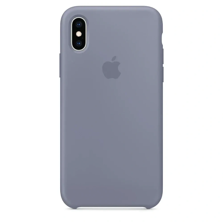 Чехол Apple iPhone XS Max Silicone Case LUX COPY - Lavender Gray (MTFH2)