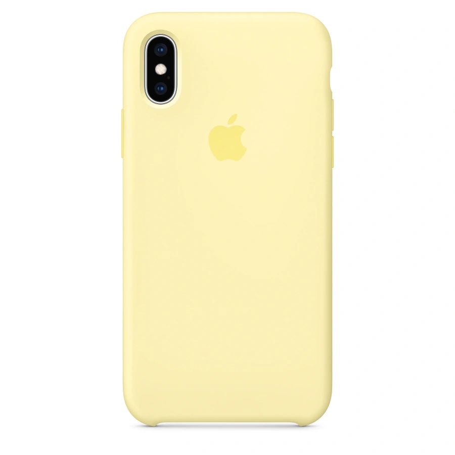 Чохол Apple iPhone XS Silicone Case - Mellow Yellow (MUJV2)