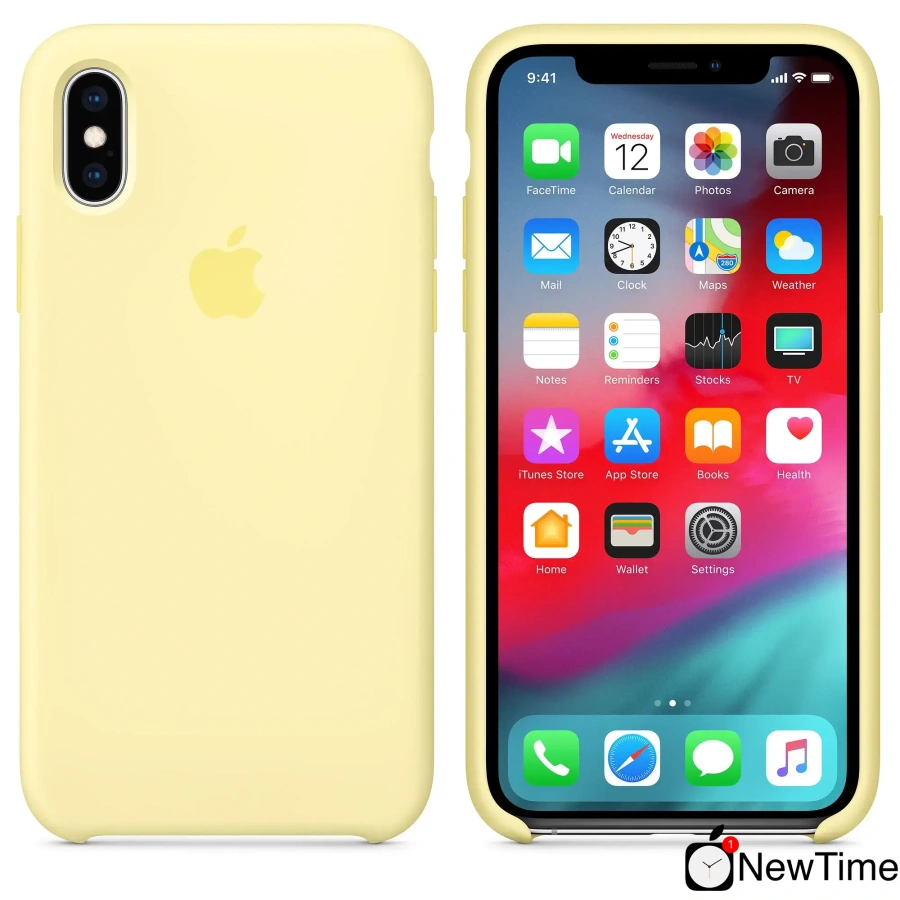 Чохол Apple iPhone XS Silicone Case - Mellow Yellow (MUJV2)