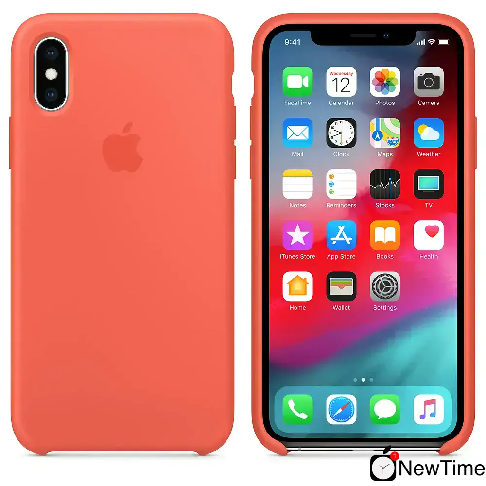Чехол Apple iPhone XS Max Silicone Case - Nectarine (MTFF2)