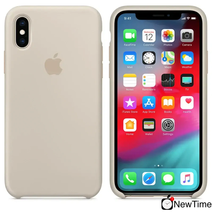 Чехол Apple iPhone XS Silicone Case - Stone (MRWD2)