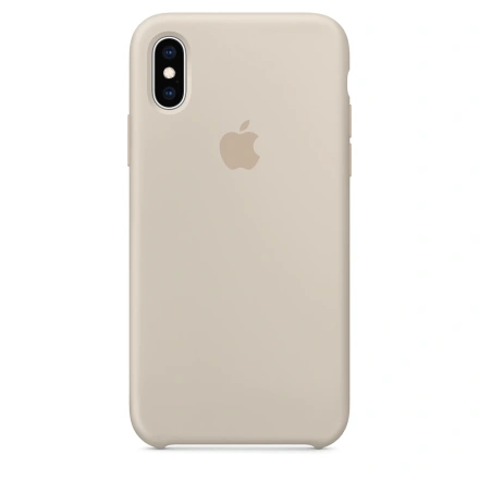 Чехол Apple iPhone XS Max Silicone Case - Stone (MRWJ2)