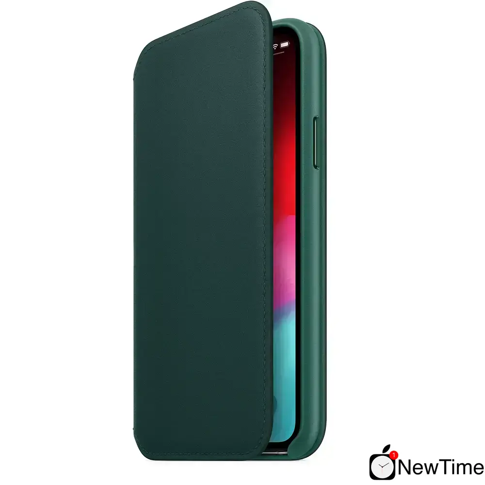 Чохол Apple iPhone XS Max Leather Folio - Forest Green (MRX42)