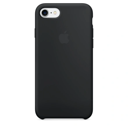 Чехол Apple iPhone 7/8/SE-2 Silicone Case LUX COPY - Black (MMW82, MQGK2)