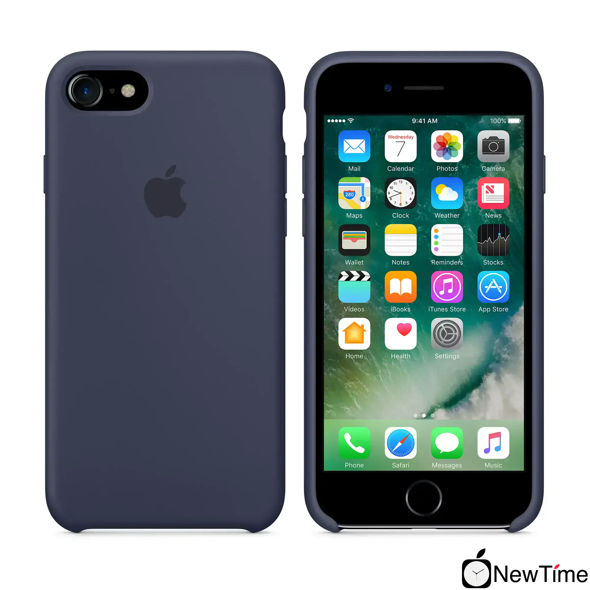 Чохол Apple iPhone 7/8/SE-2 Silicone Case - Midnight Blue (MQGM2, MMWK2)