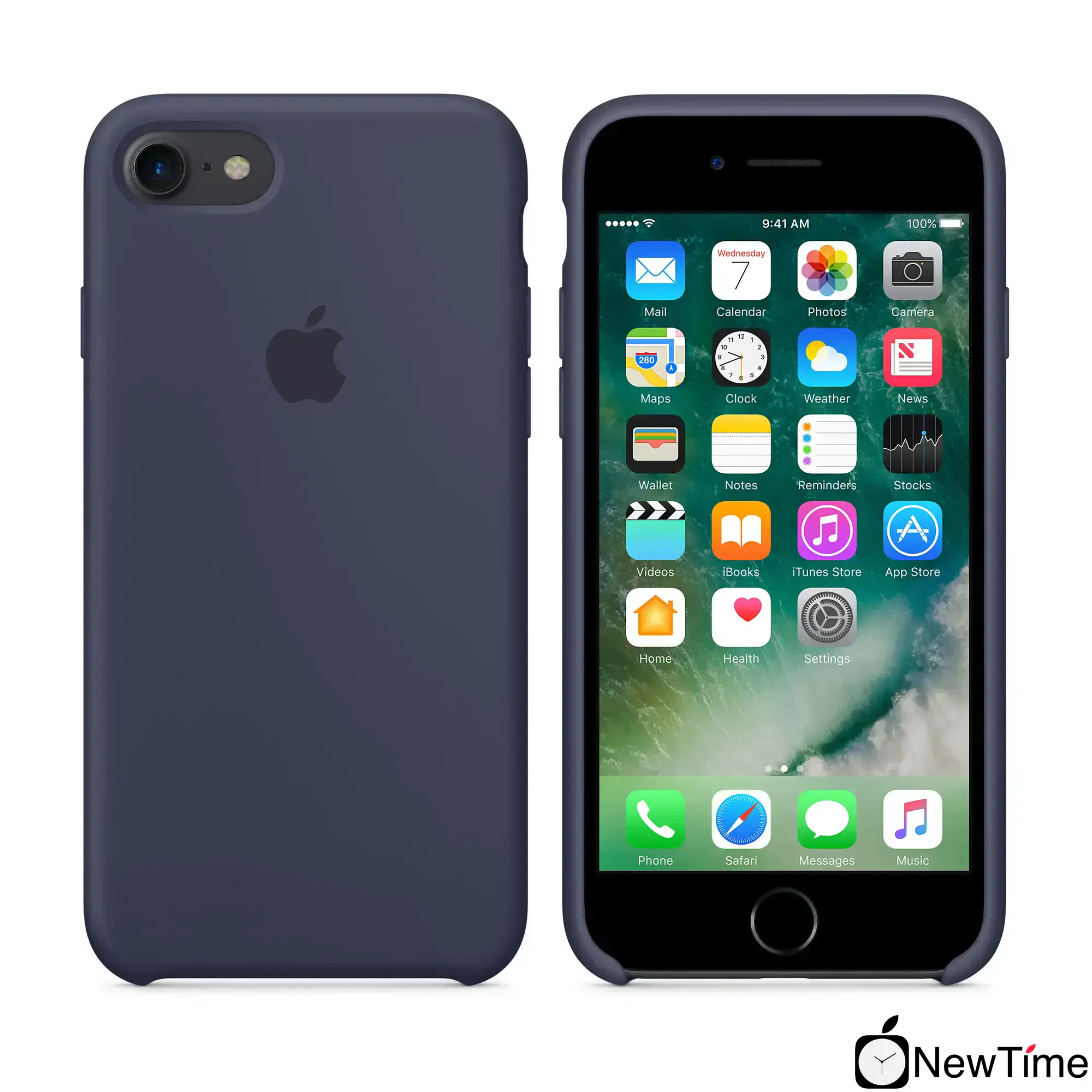 Чохол Apple iPhone 7/8/SE-2 Silicone Case - Midnight Blue (MQGM2, MMWK2)
