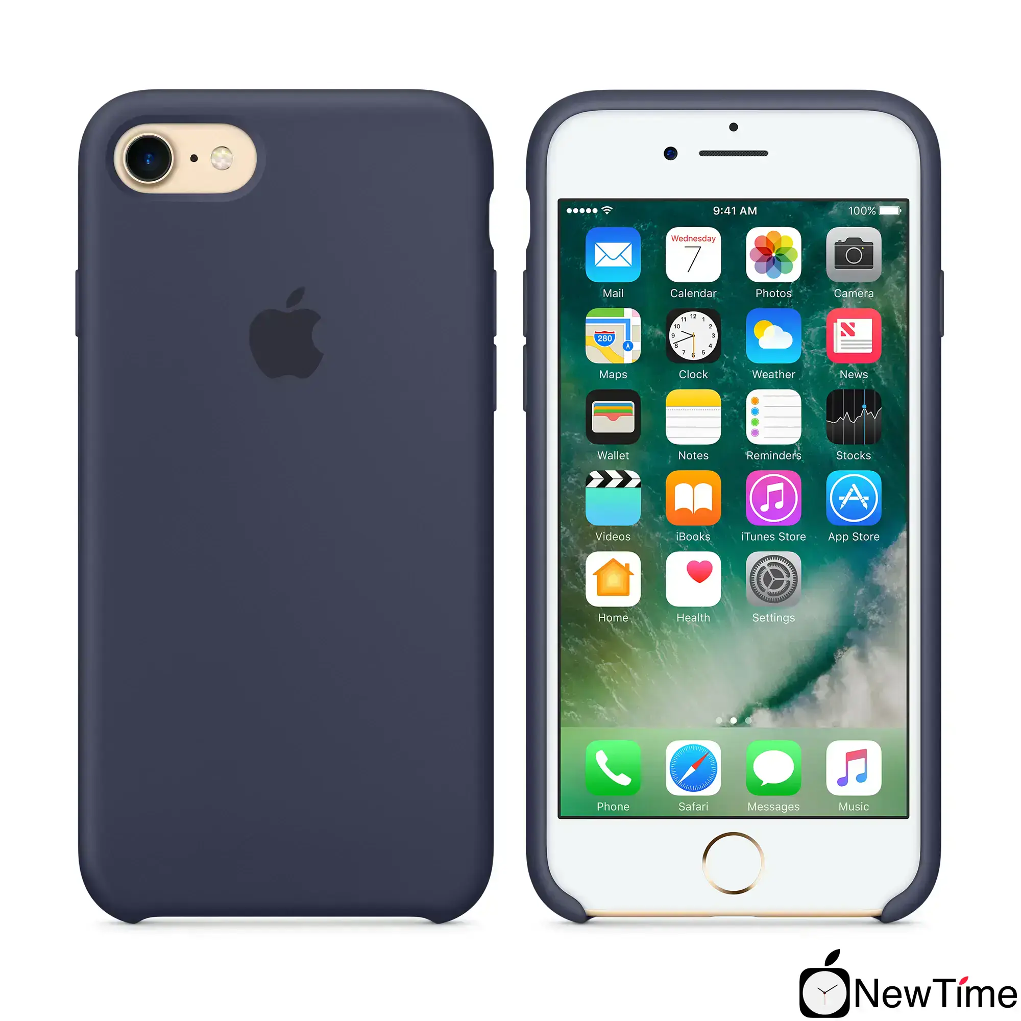 Чохол Apple iPhone 7/8/SE-2 Silicone Case - Midnight Blue (MQGM2, MMWK2)