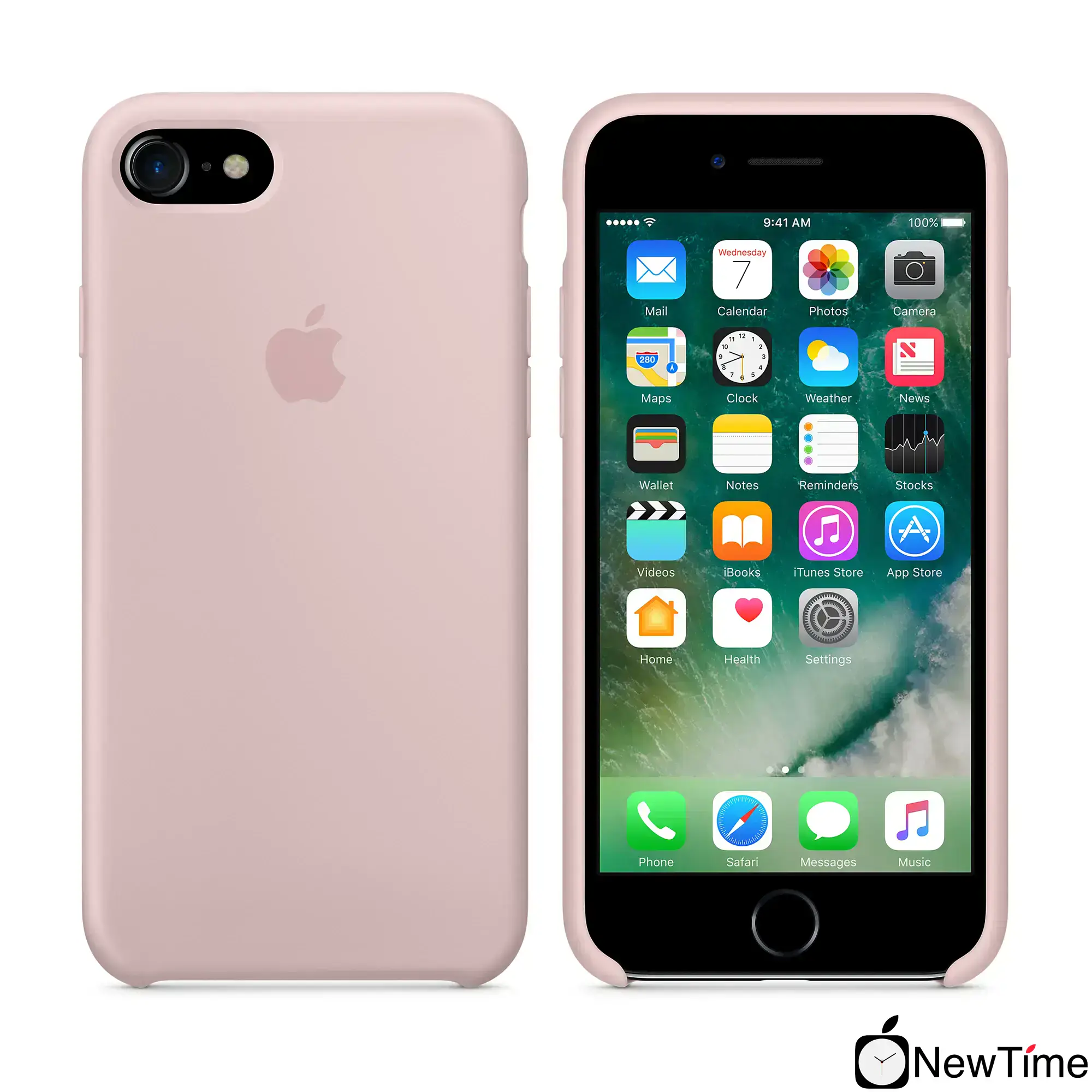 Чохол Apple iPhone 7/8/SE-2 Silicone Case LUX COPY - Pink Sand (MMX12, MQGQ2)