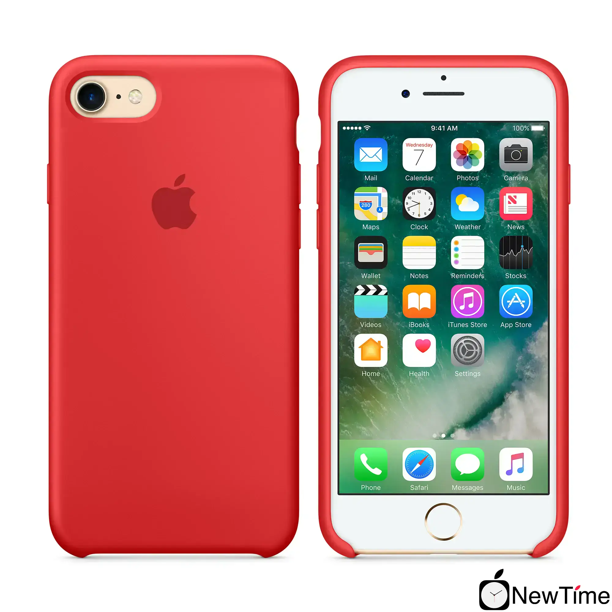 Чохол Apple iPhone 7/8/SE-2 Silicone Case LUX COPY - (PRODUCT)RED (MMWN2, MQGP2)