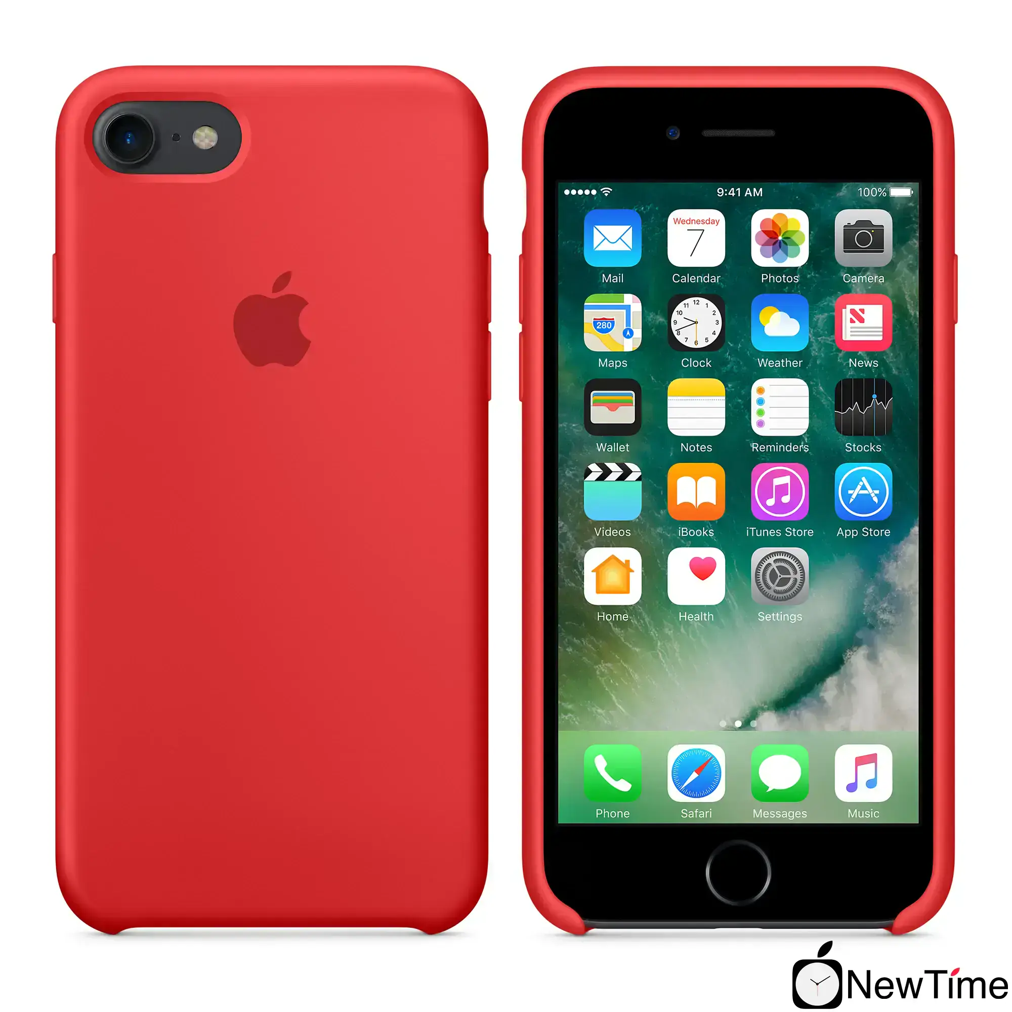 Чохол Apple iPhone 7/8/SE-2 Silicone Case LUX COPY - (PRODUCT)RED (MMWN2, MQGP2)
