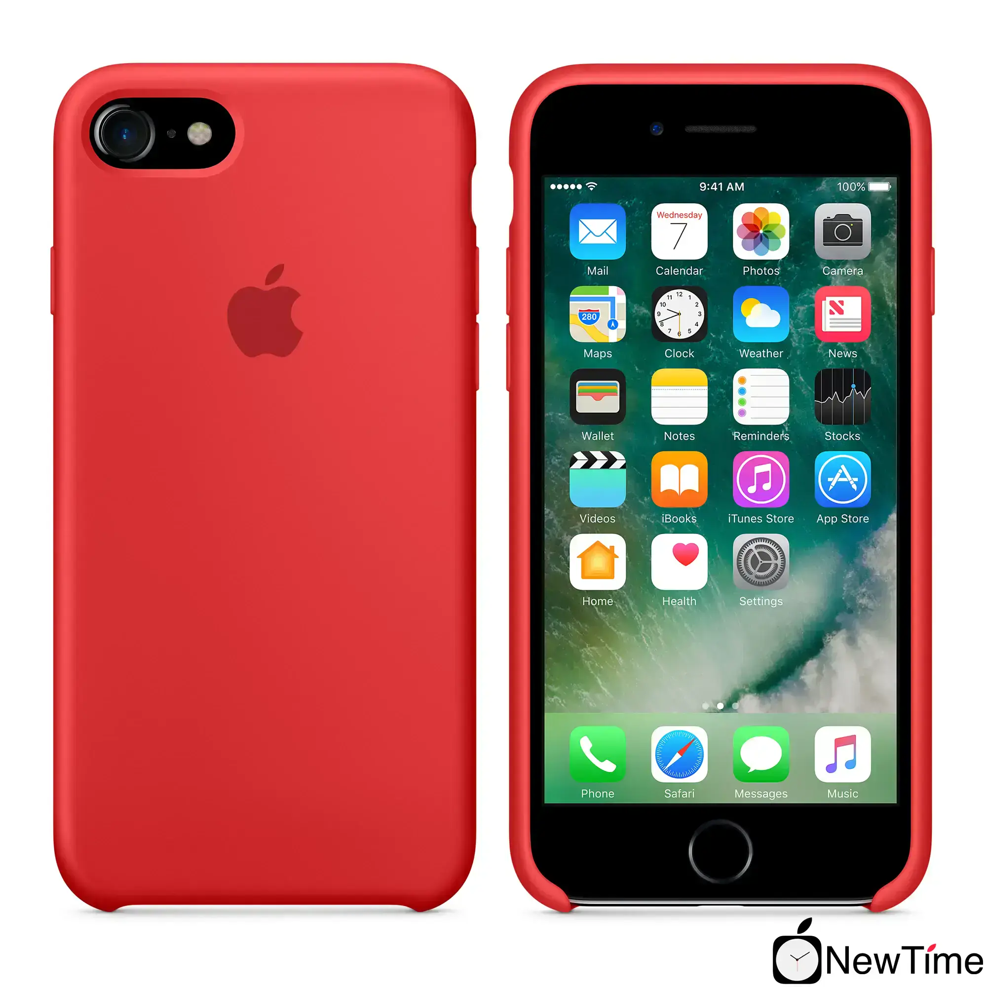 Чохол Apple iPhone 7/8/SE-2 Silicone Case LUX COPY - (PRODUCT)RED (MMWN2, MQGP2)