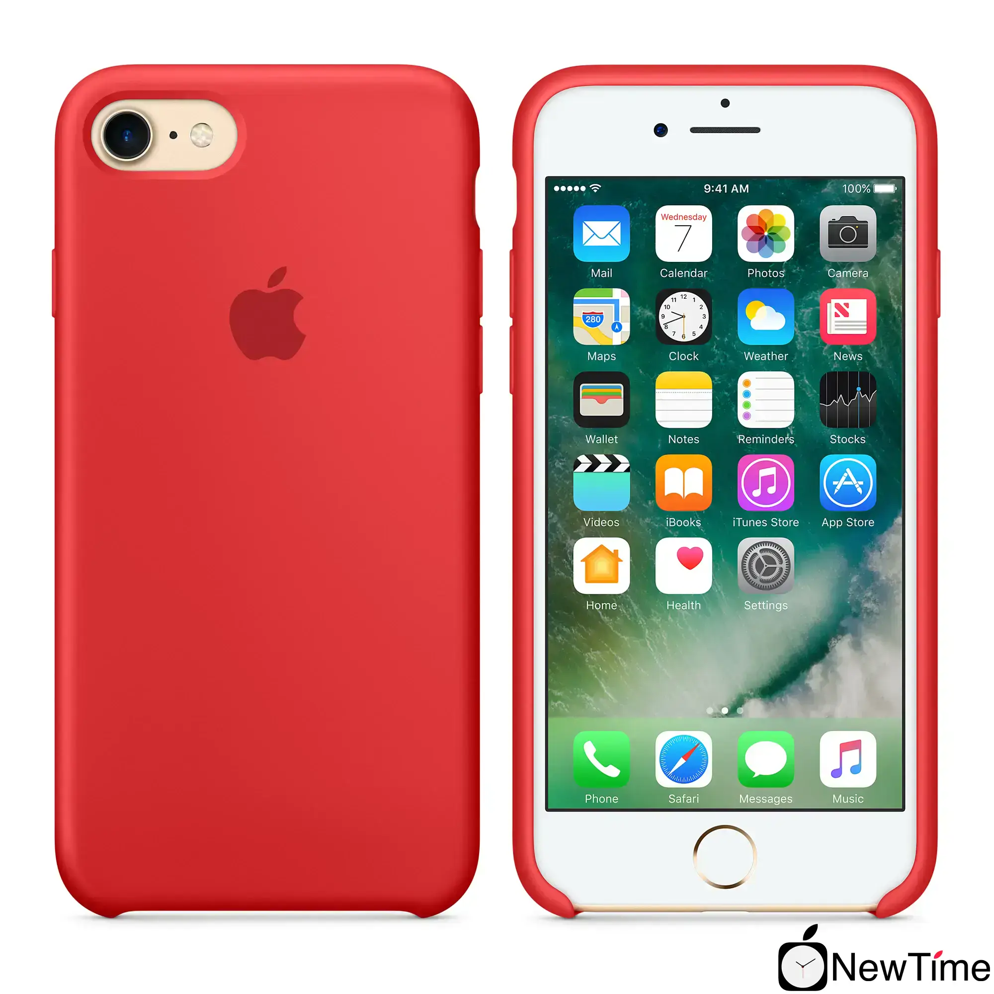 Чохол Apple iPhone 7/8/SE-2 Silicone Case LUX COPY - (PRODUCT)RED (MMWN2, MQGP2)