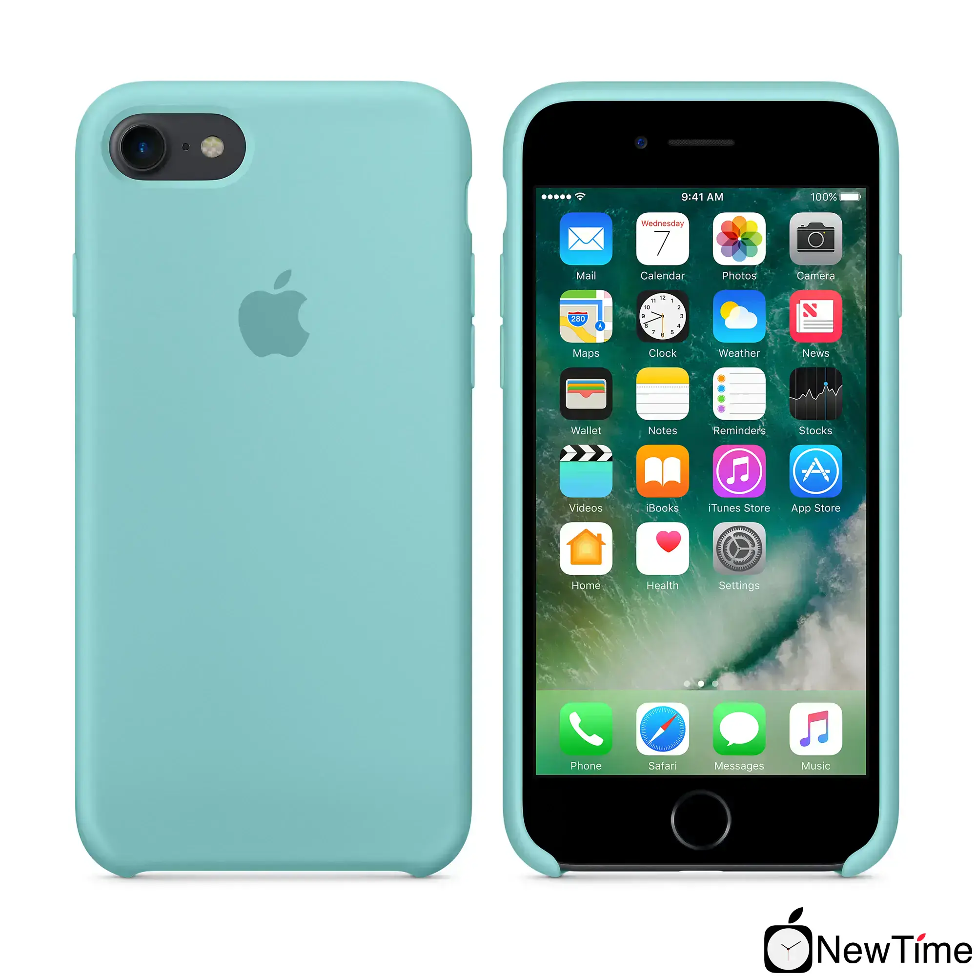 Чохол Apple iPhone 7/8/SE-2 Silicone Case - Sea Blue (MMX02)