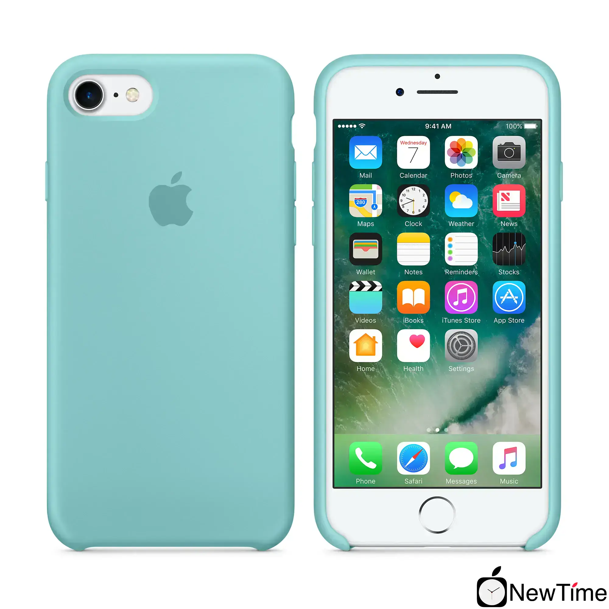 Чохол Apple iPhone 7/8/SE-2 Silicone Case - Sea Blue (MMX02)