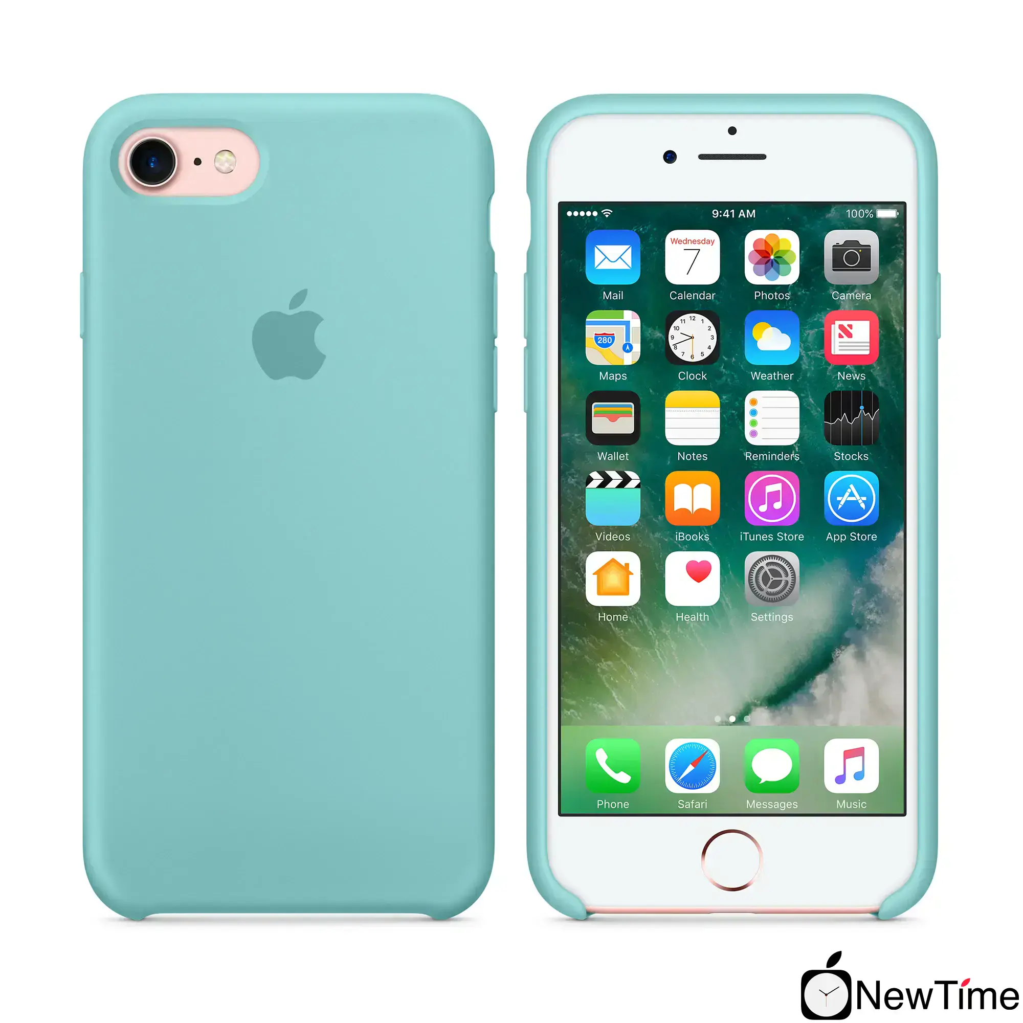 Чохол Apple iPhone 7/8/SE-2 Silicone Case - Sea Blue (MMX02)