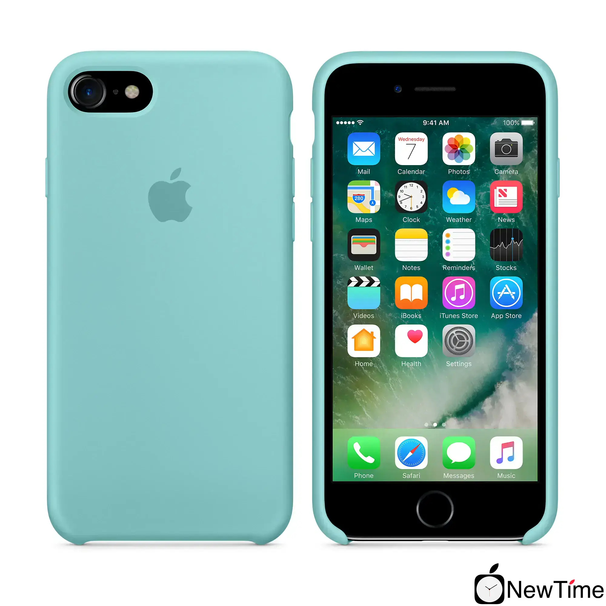 Чохол Apple iPhone 7/8/SE-2 Silicone Case - Sea Blue (MMX02)