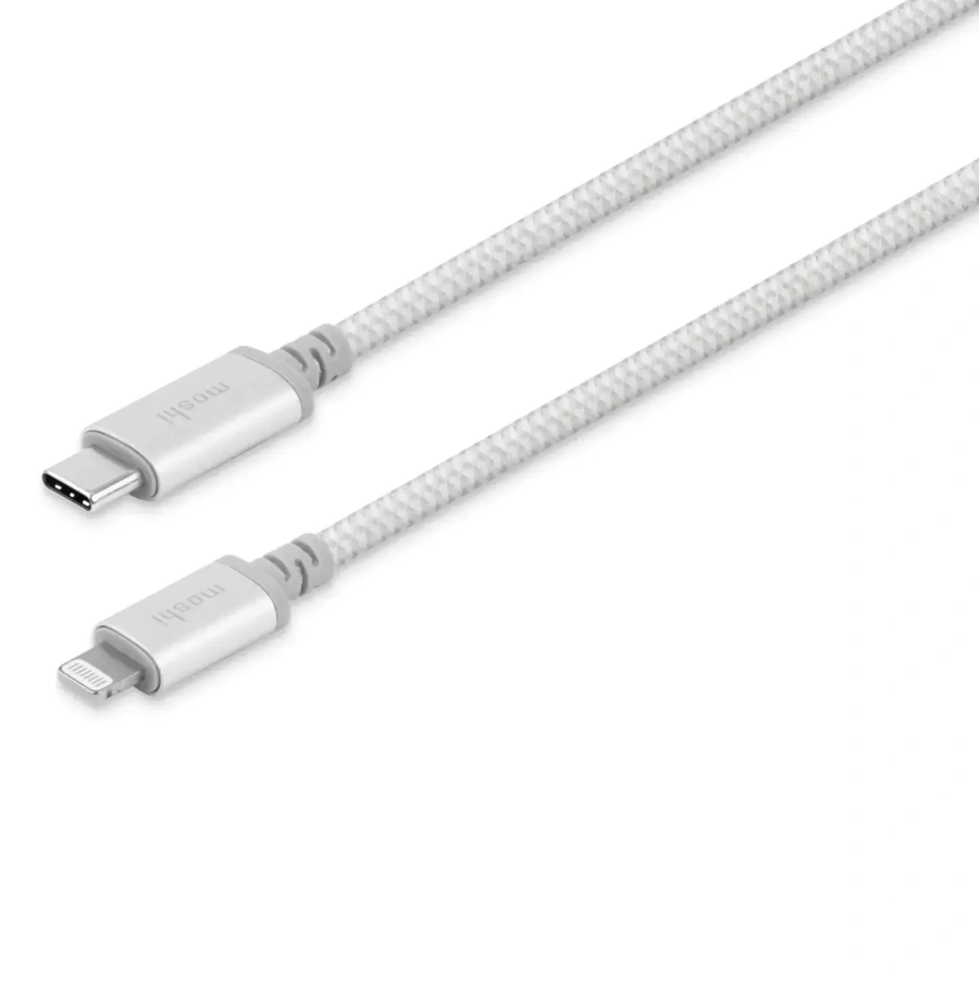 Кабель Moshi Integra Cable USB-C to Lightning - Jet Silver (1.2 m) (99MO084105)