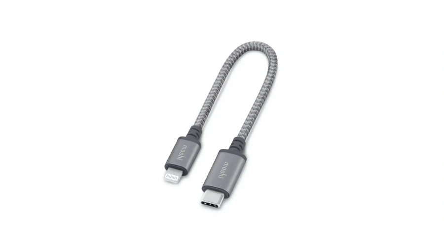 Кабель Moshi Integra Cable USB-C to Lightning Titanium Gray (0.25 m) (99MO084043)