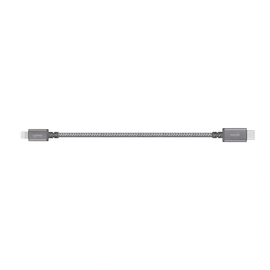 Кабель Moshi Integra Cable USB-C to Lightning Titanium Gray (0.25 m) (99MO084043)