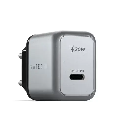 Зарядний пристрій Satechi 20W USB-C PD Wall Charger Space Gray (ST-UC20WCM-EU)