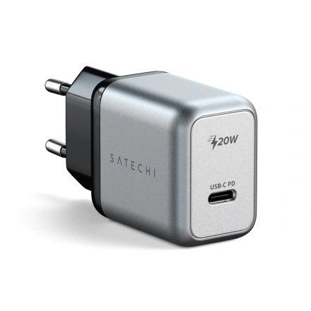 Сетевое зарядное устройство Satechi 20W USB-C PD Wall Charger Space Gray (ST-UC20WCM-EU)