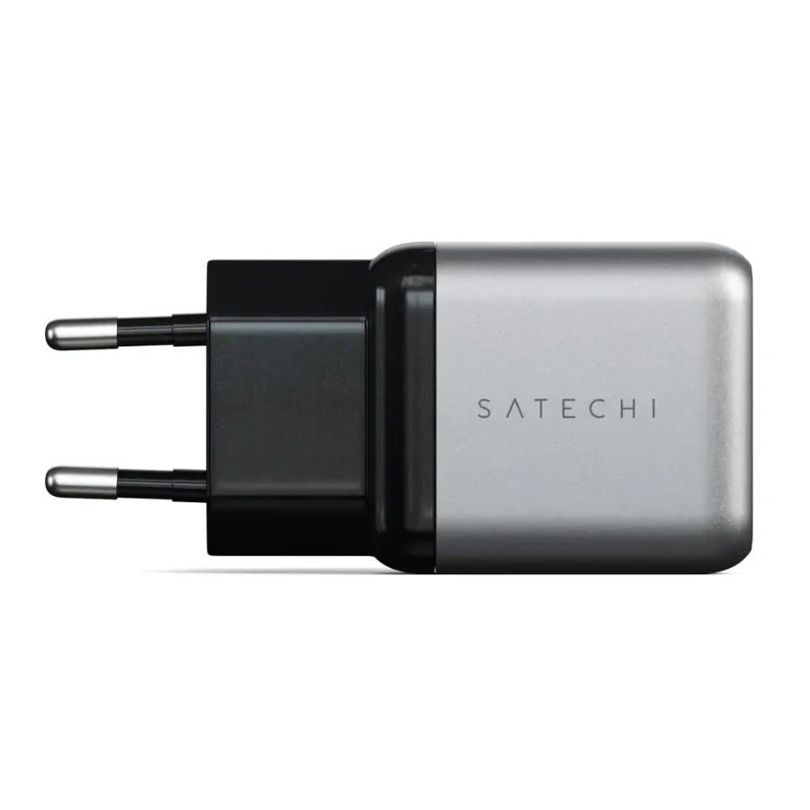 Зарядний пристрій Satechi 30W USB-C PD Gan Wall Charger Space Gray (ST-UC30WCM-EU)