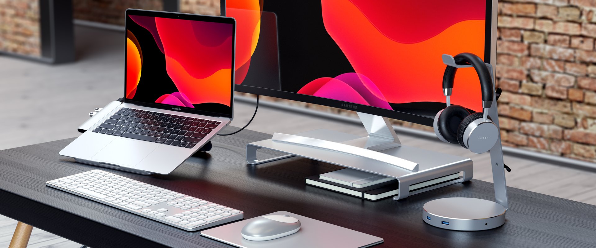 Satechi Aluminum Laptop Stand for Laptops Space Grey (ST-ALTSM)