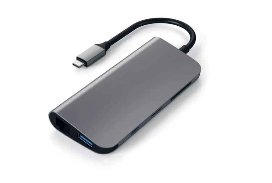 Satechi Aluminum Type-C Multimedia Adapter Space Gray (ST-TCMM8PAM)