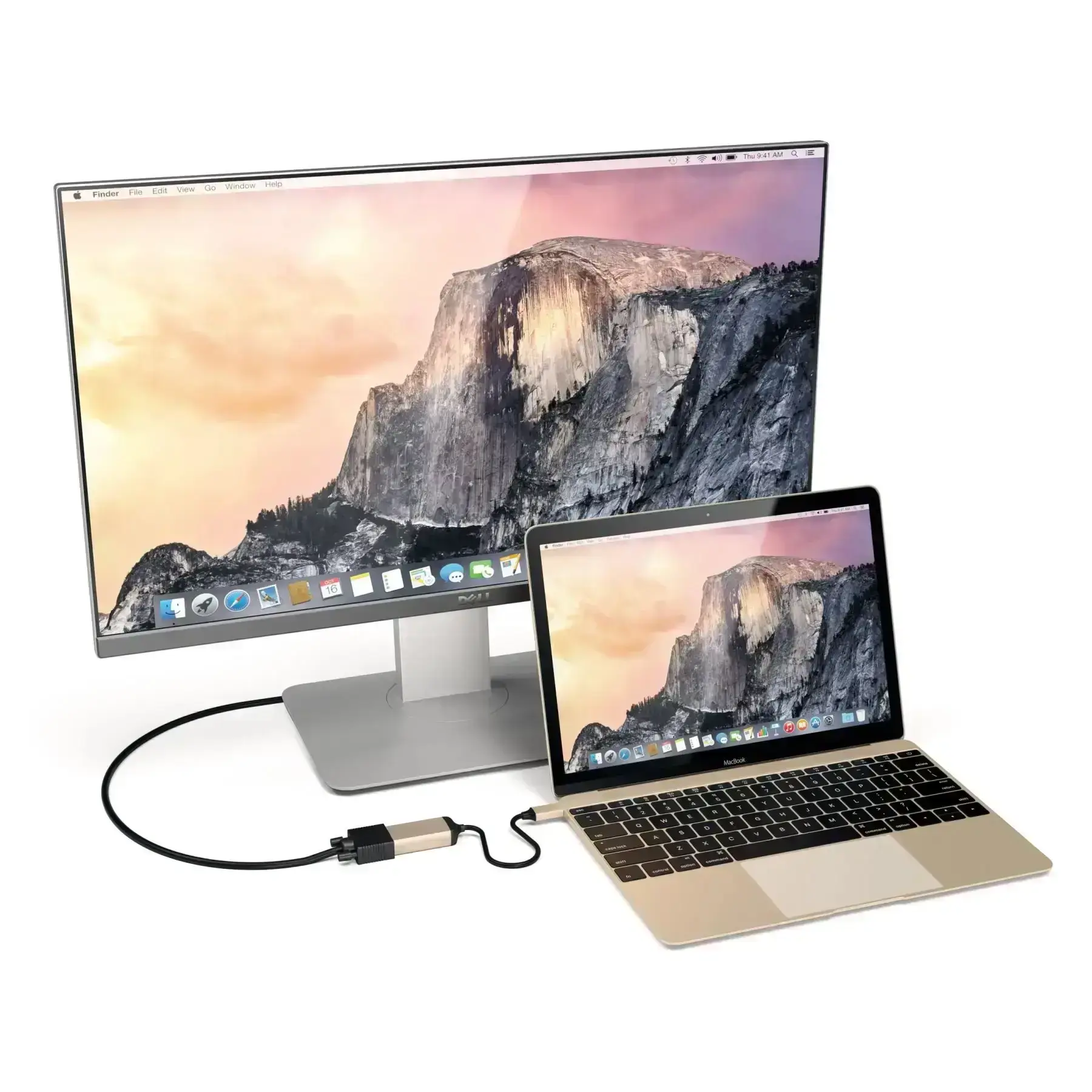Satechi Aluminum Type-C VGA Adapter Gold (ST-TCVGAG)
