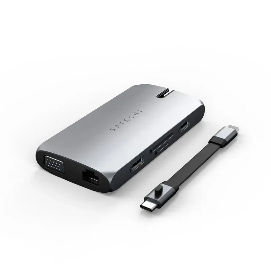 Satechi Aluminum USB-C On-the-Go Multiport Adapter Space Grey (ST-UCMBAM)