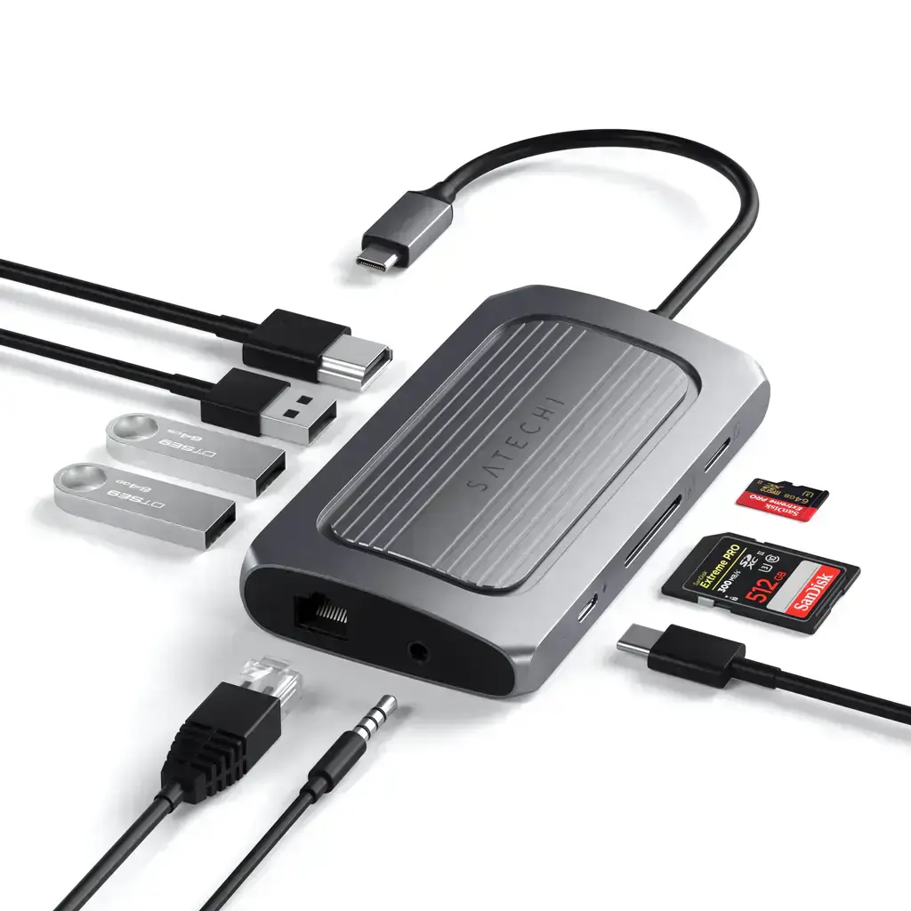 Satechi USB-4 Multiport Adapter with 8K HDMI (ST-U4MA3M)