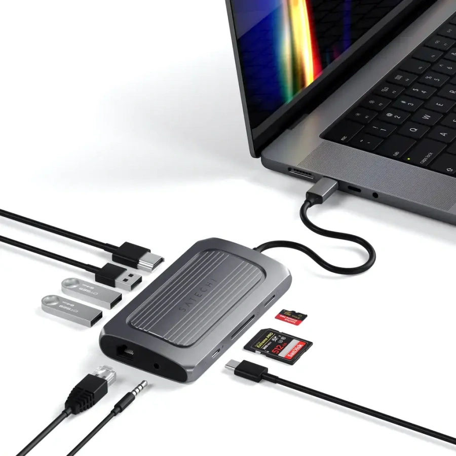 Satechi USB-4 Multiport Adapter with 8K HDMI (ST-U4MA3M)