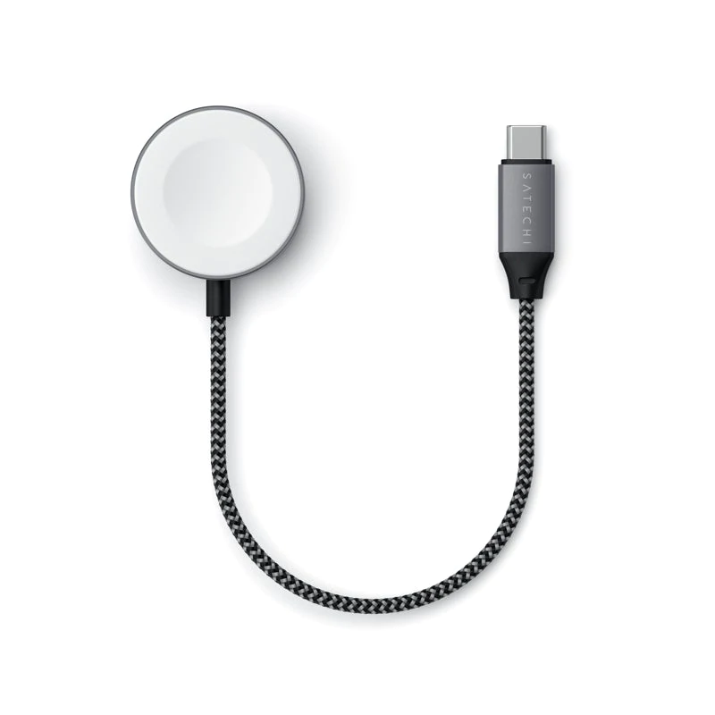 Satechi USB-C Magnetic Charging Cable for Apple Watch Space Gray (ST-TCAW7CM)